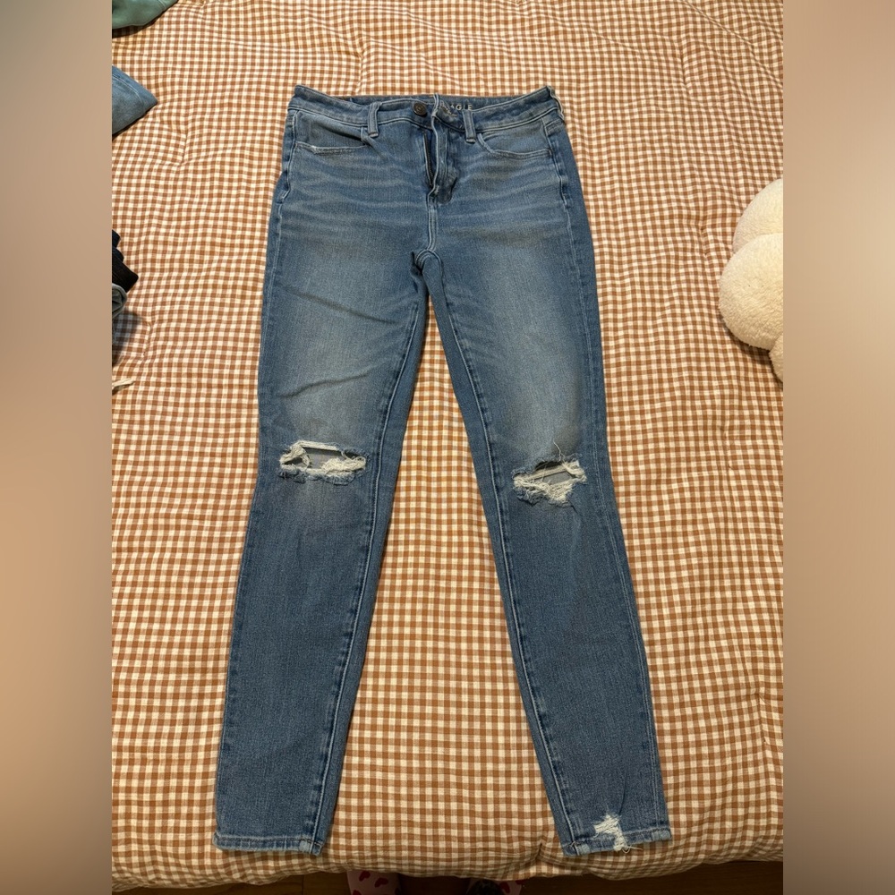 American Eagle High Rise Skinny Dream Jeans
